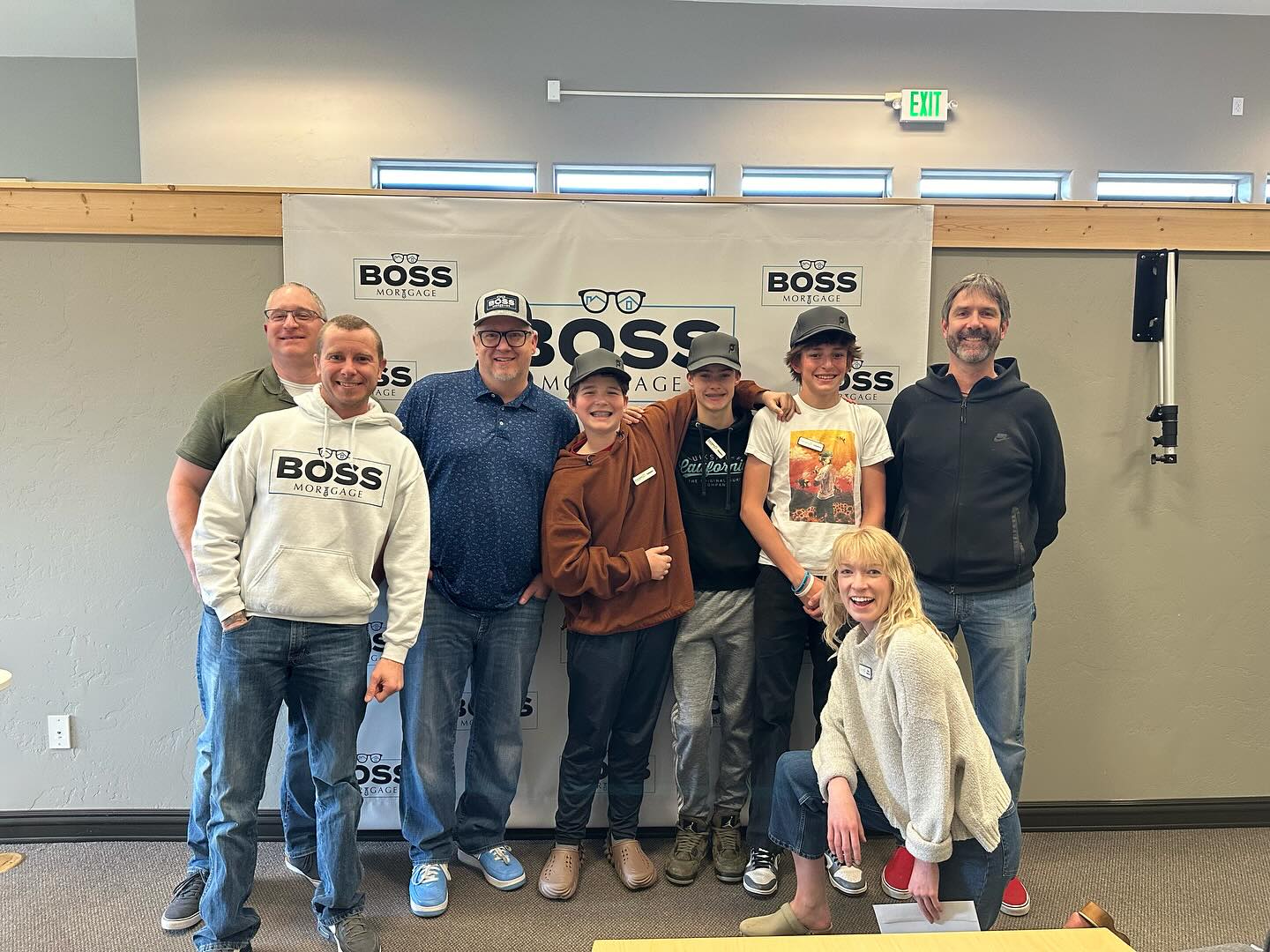 The Boss Mortgage team at a community gathering