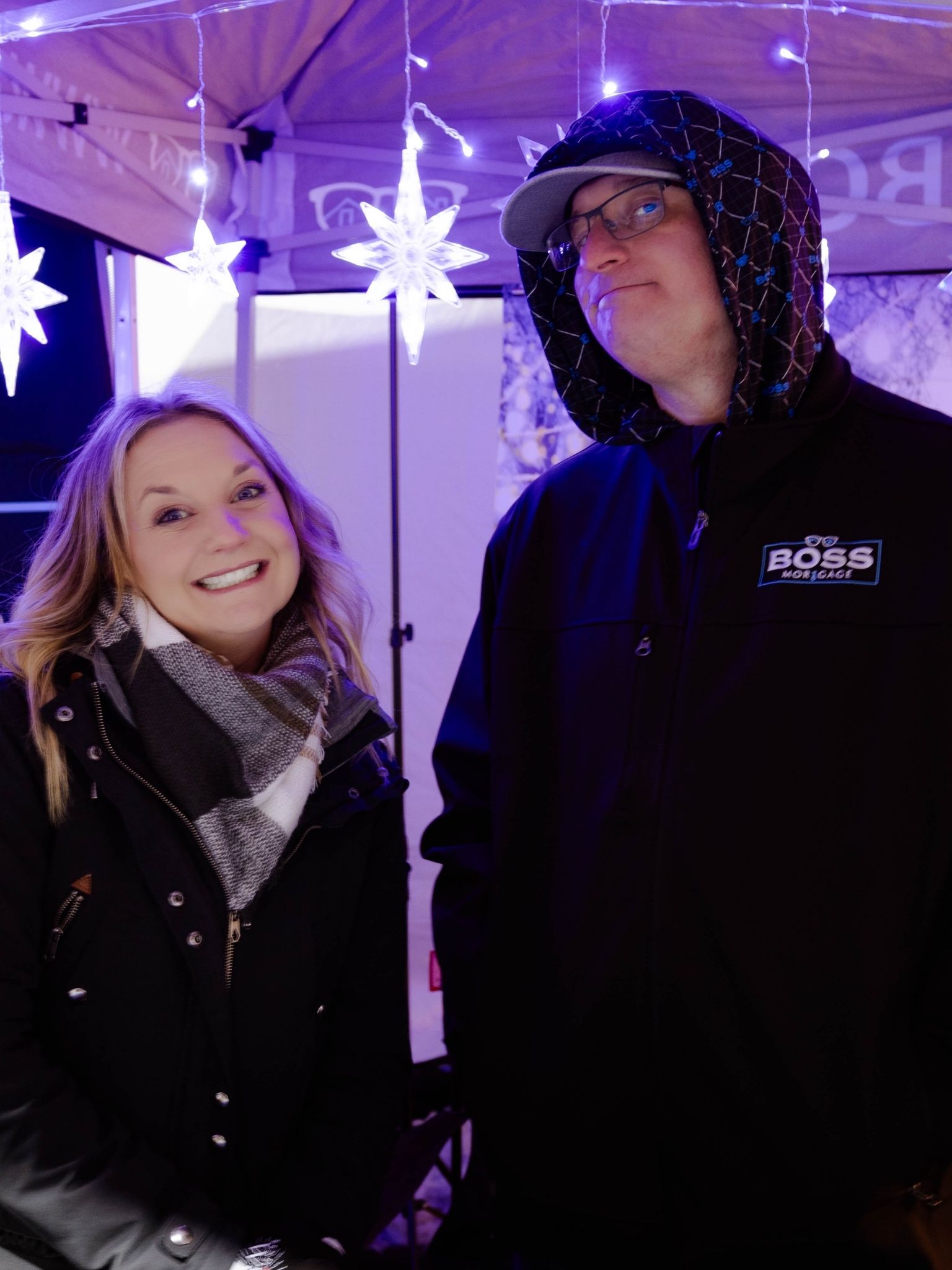 Boss Mortgage team members at a community event